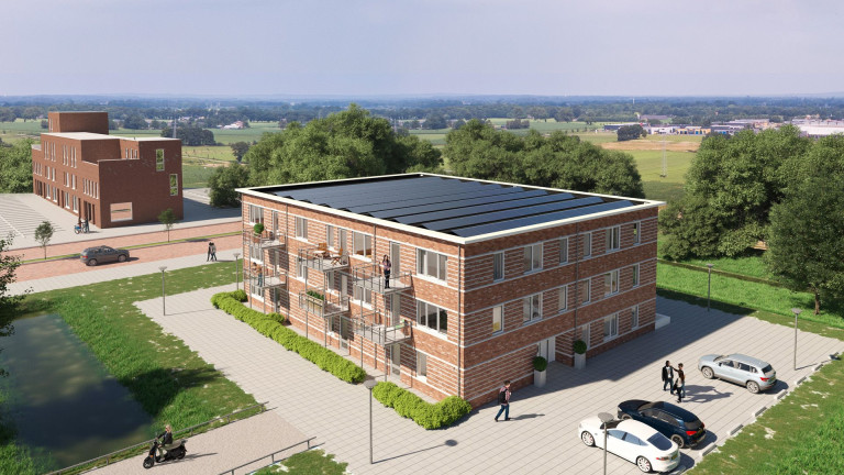 GroenWest en Bébouw Midreth bouwen 16 levensloopbestendige appartementen aan de Futenlaan